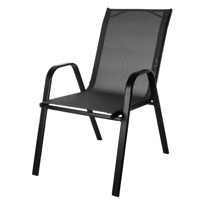 Grey Textoline Garden Chair