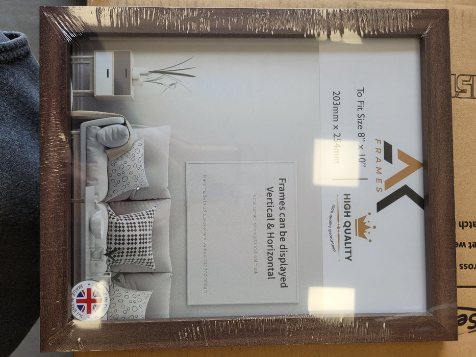 NDL 10x8 Walnut Photo Frame