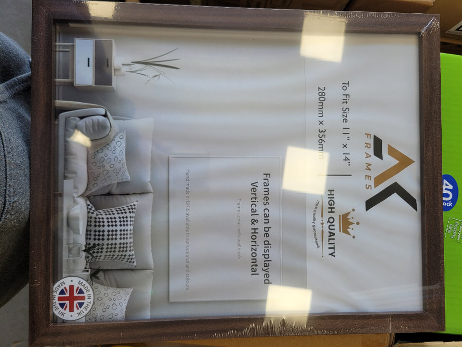 NDL 14x11 Walnut Photo Frame