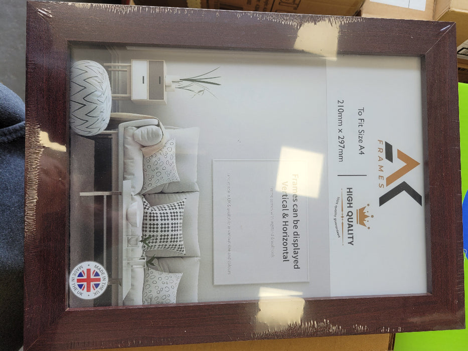 NDS a4 Rosewood Photo Frame