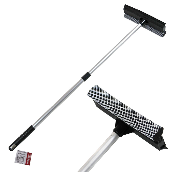 Telescopic Handle Window Squeegee extends to 77cm - 136cm