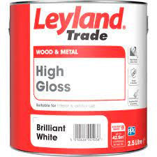 Trade High Gloss Brill White 2.5l