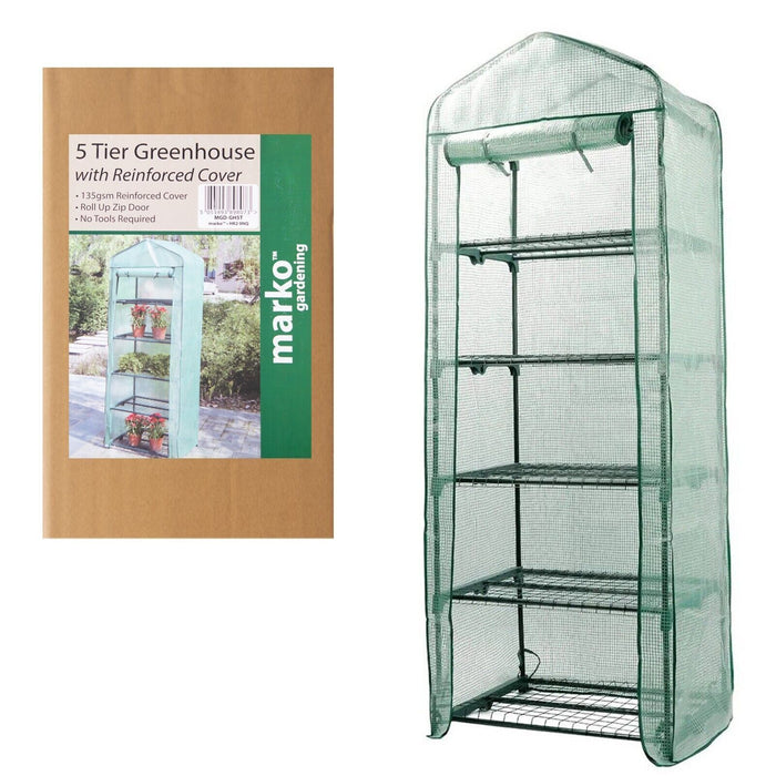 5 Tier Greenhouse with Reinforced Cover