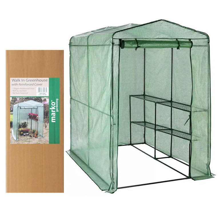 Large Walk In Greenhouse with Reinforced Cover