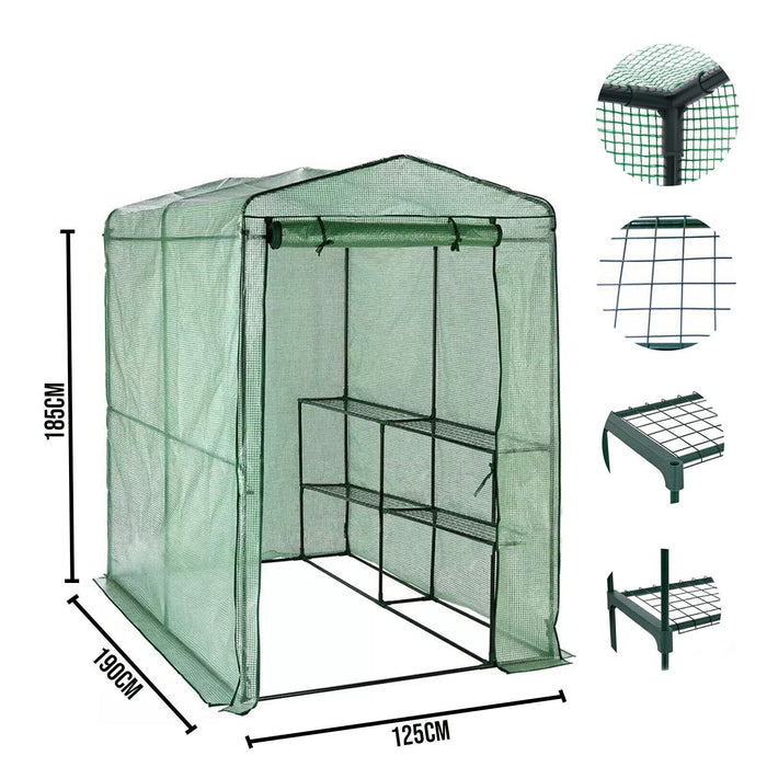 Large Walk In Greenhouse with Reinforced Cover