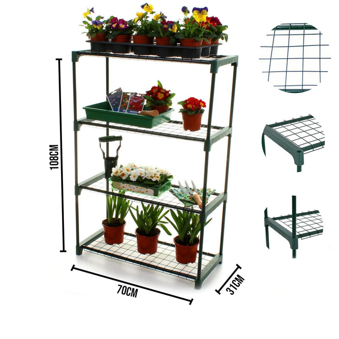 4 Tier Greenhouse Staging