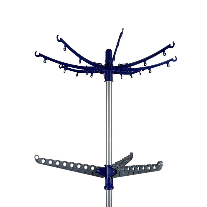 Freestanding 11 Arm Portable Airer with Plastic Pegs