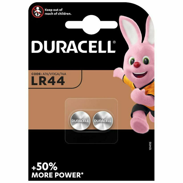 Duracell Plus Batteries Size LR44 2pc