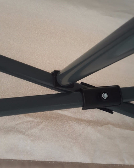 3M x 3M Easy Up Gazebo with Sides - Black
