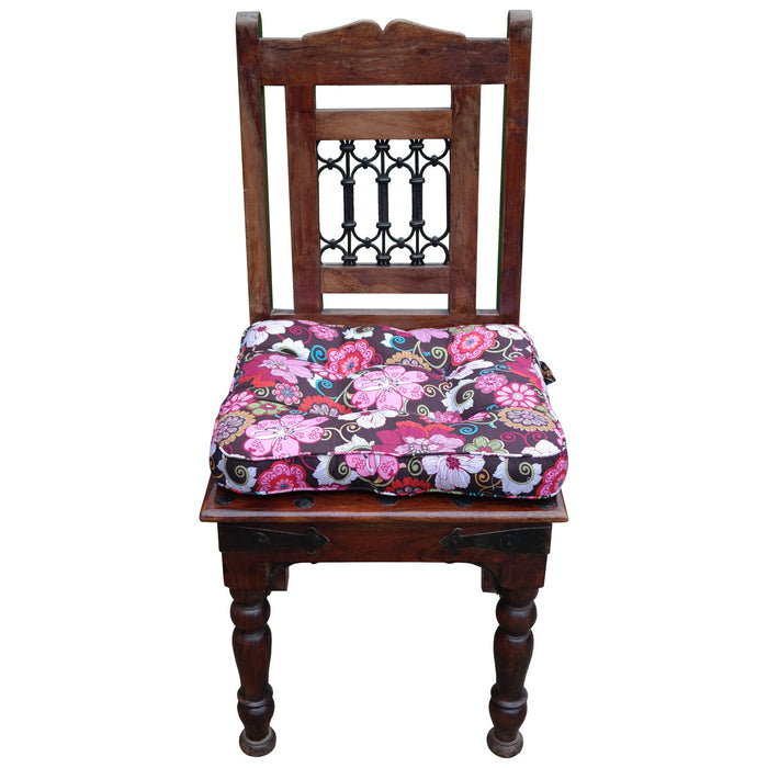 Cushion - Flowery Pink