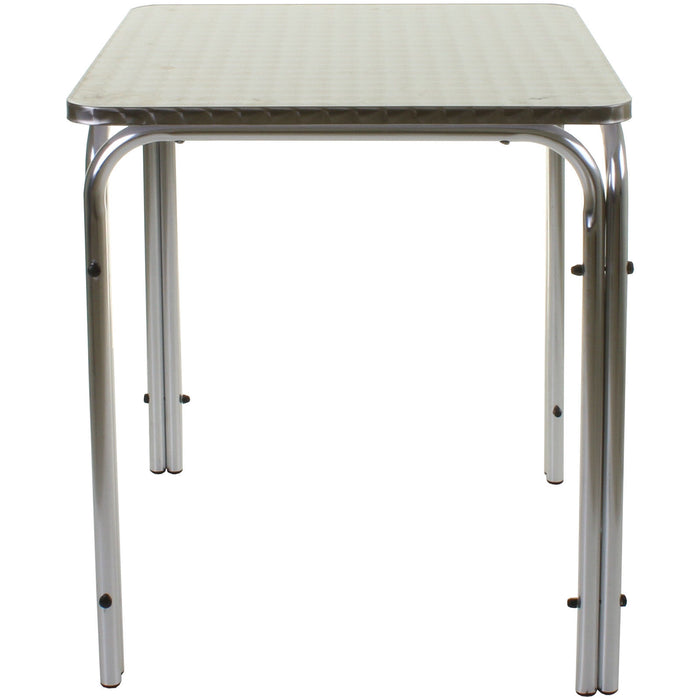 Square Chrome Table