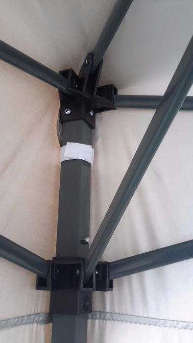 3M x 3M Easy Up Gazebo with Sides - Black