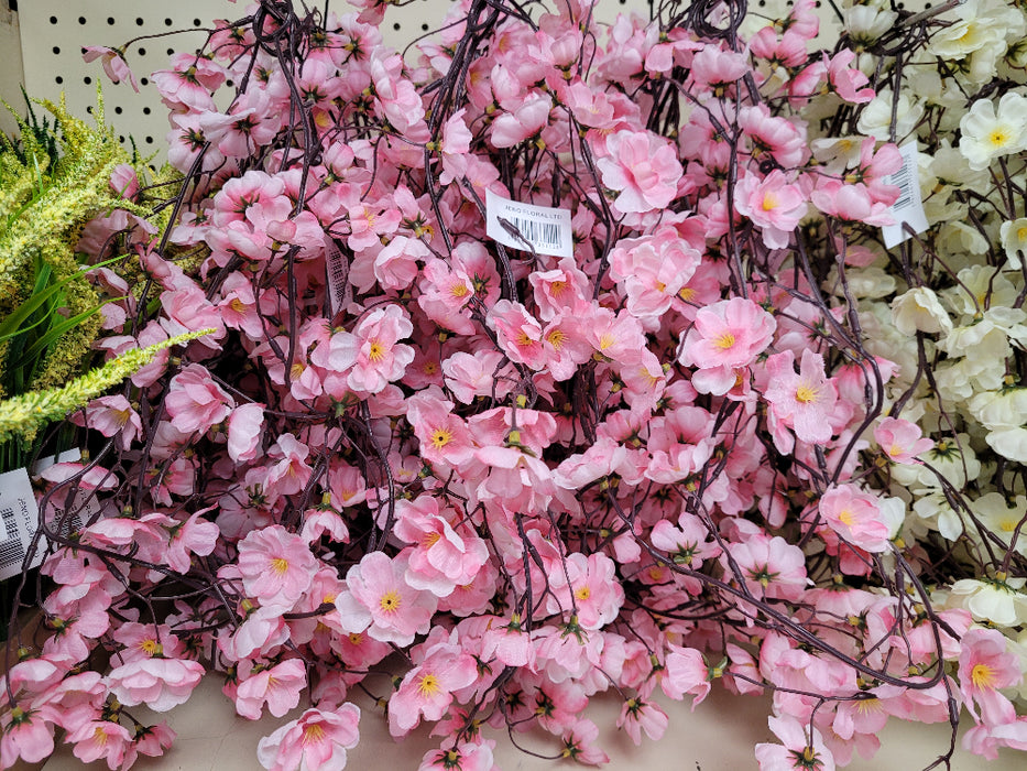 6ft Blossom Garland Pink
