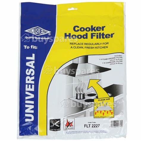 Cooker Hood Grease Paper & Carbon Filter Kit : Grease Filter