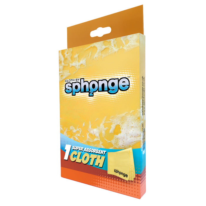 Super Absorbent Sph₂onge Cloth 1pc Yellow