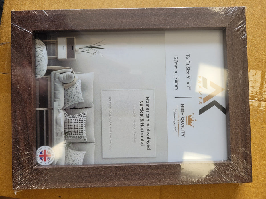 NDL 7x5 Walnut Photo Frame