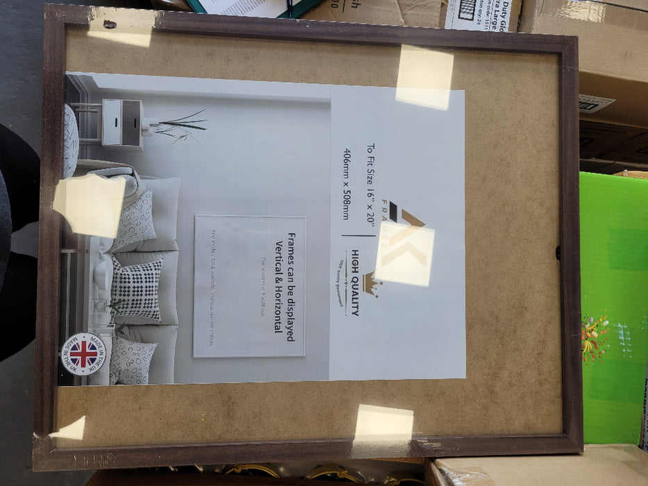 NDL 20x16 Walnut Photo Frame