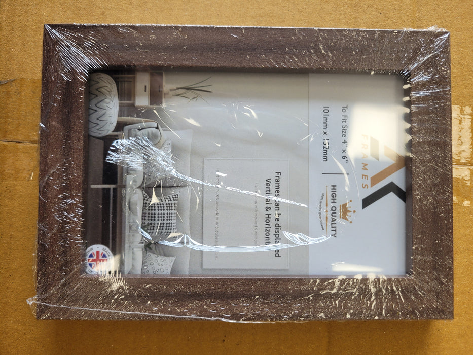 NDL 6x4 Walnut Photo Frame